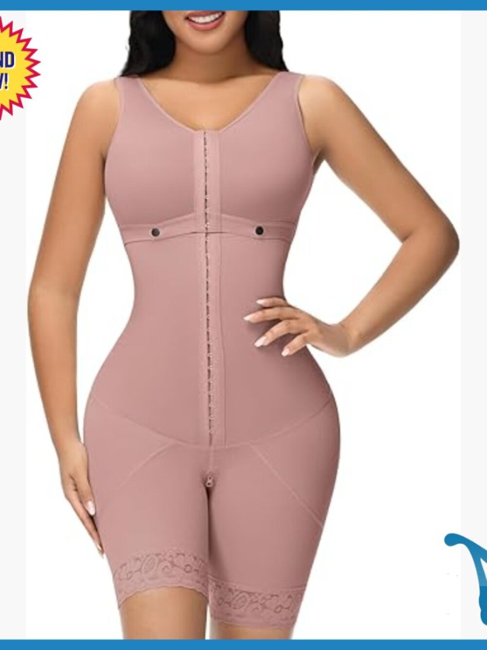 Full Body Shapewear Bodysuit Tummy Control Postpartum Compression Waist Trainer